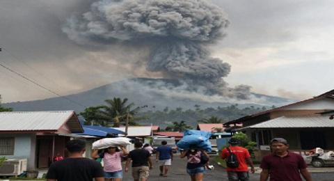 Mount Kanlaon Eruption in the Philippines Sends Ash Clouds 6,000 Feet High