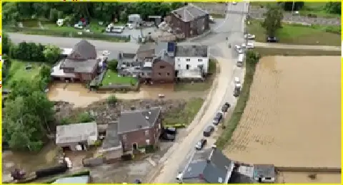 Belgium is cleaning up after torrential rain triggered flash floods across parts of the country