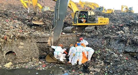 07 killed in landfill landslide in Indonesia