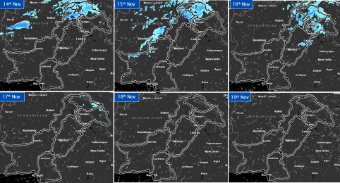 Weather Projection 14-19 November 2024