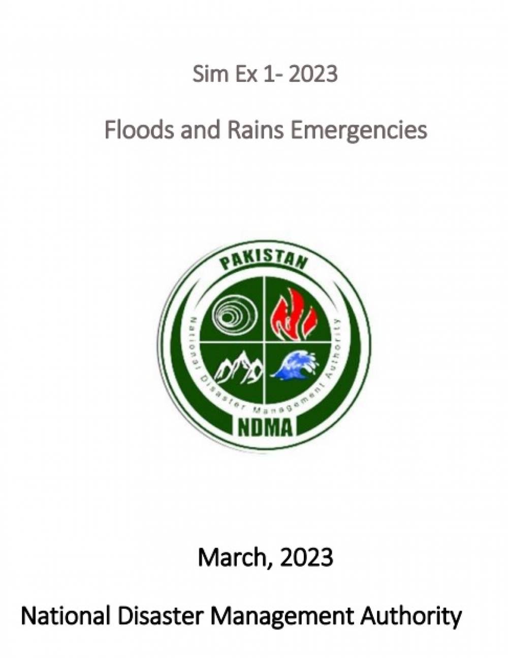 Floods and Rains Emergencies - 2023