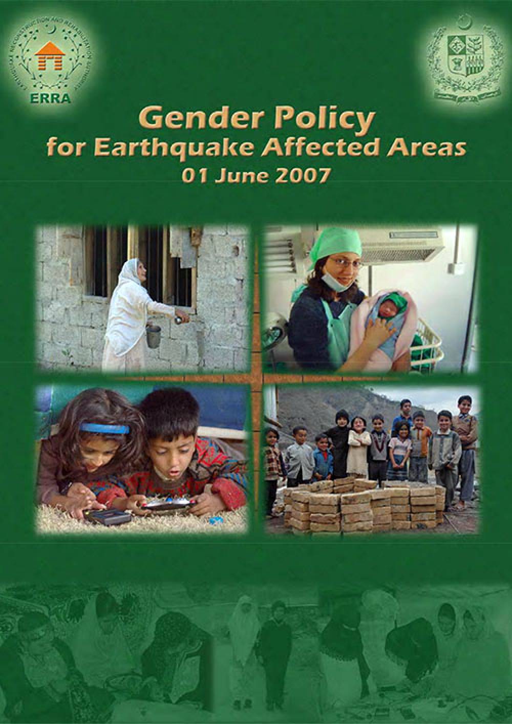 Gender Policy for Earthquake Affected Areas