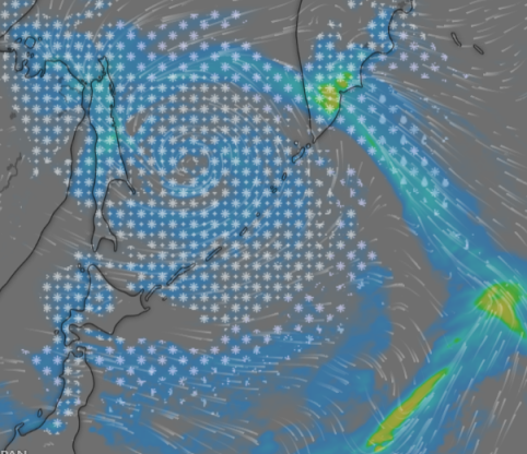 Heavy Snow Fall in Japan