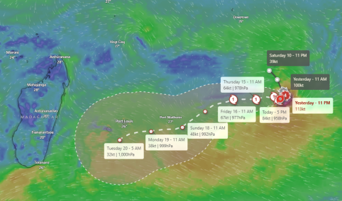 Tropical Cyclone-Madagascar (Dudzai)