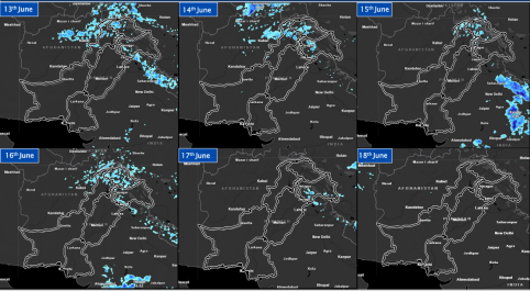 Weather Projections: 19th to 24th June, 2025