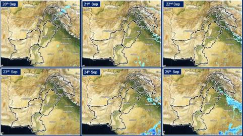 Weather Projection 20-25 September 2024