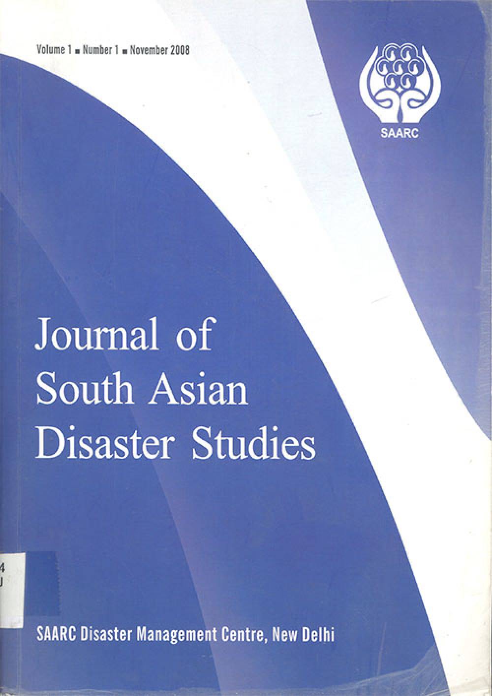 Journal of Disaster Studies
