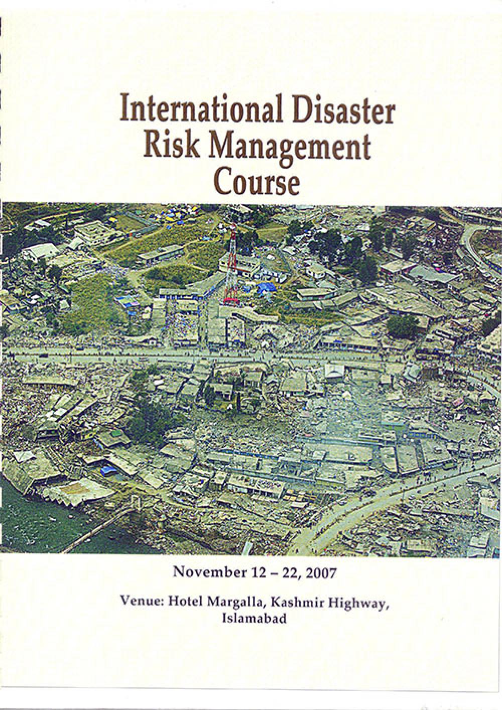 International Disaster Risk Management Course