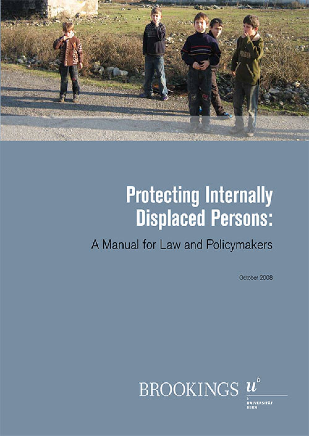 Protecting Internally Displaced Persons A Manual for Law and Policymakers