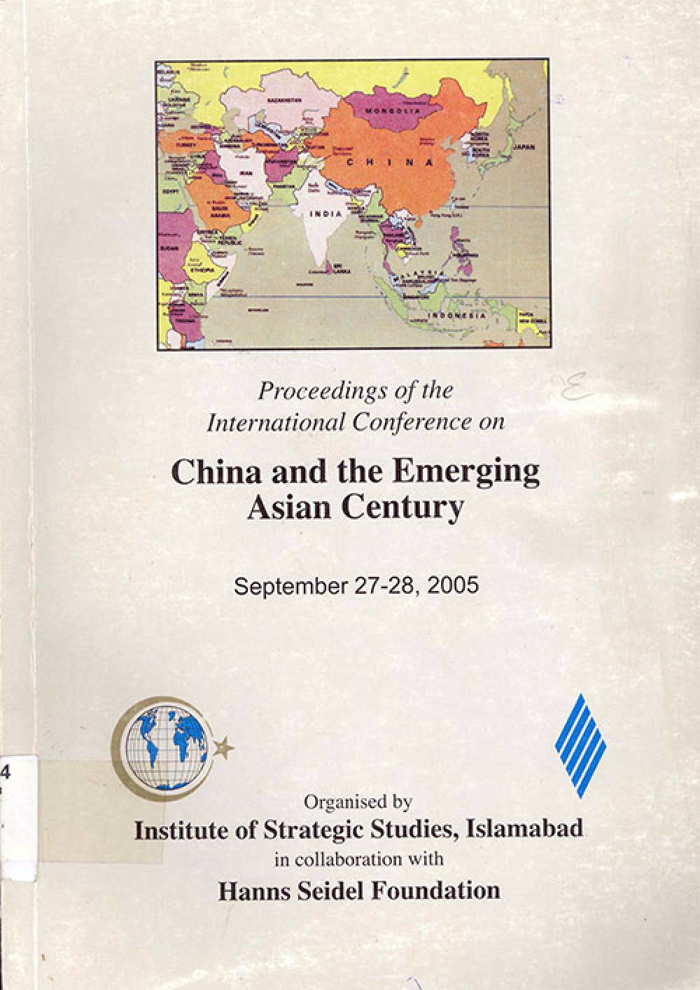China and the Emerging Asian Century 2005