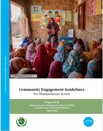 COMMUNITY ENGAGEMENT GUIDELINES FOR HUMANITARIAN ACTION - NDMA(UNICEF)