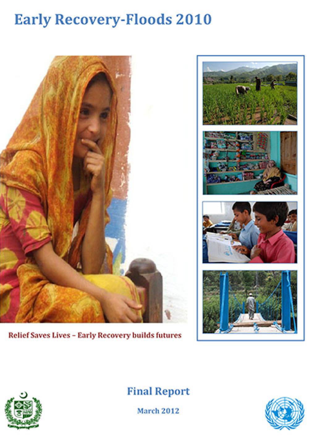 Pakistan Floods Disaster 2010 Early Recovery Report