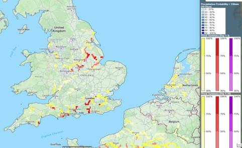 Rainfall and Flood Risk in United Kingdom
