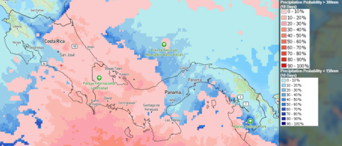 Rainfall and Flood Risk in Panama and Costa Rica