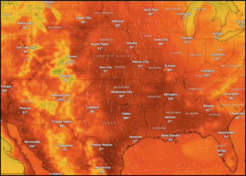 Heat Wave in the Eastern US