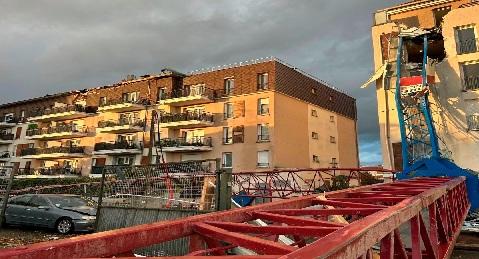 Tornado kills one and injures four near paris in rare storm