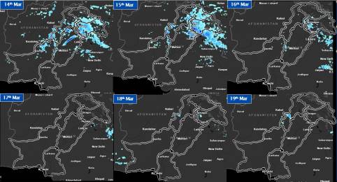 Weather Projections: 9th to 14th March, 2025