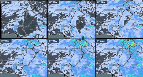 Weather Projections: 27th to 1st June, 2025