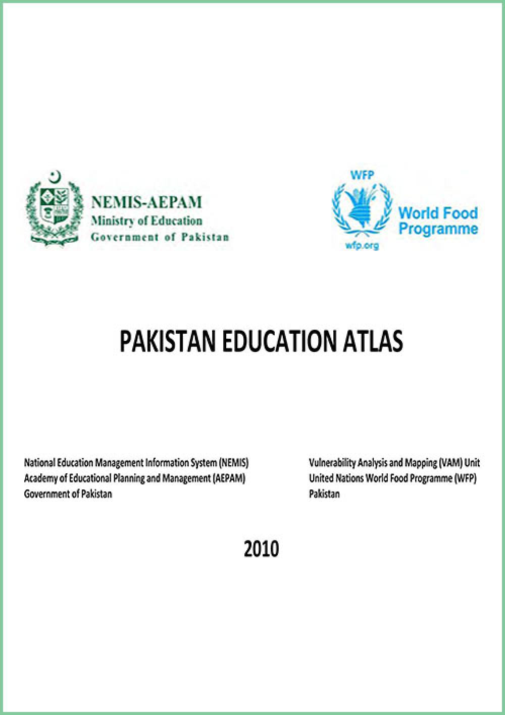 Pakistan Education Atlas 2010