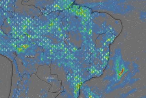 Rainfall & Flood Risk Forecast - Brazil
