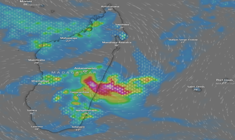Heavy Rainfall and Thunderstorm Risk - Madagascar