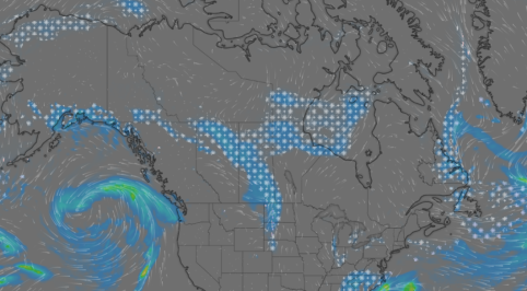 Severe Arctic Cold & Snowstorm Canada