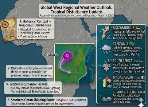 Tropical Cyclone across the Mascarene Archipelago and Eastern Madagascar