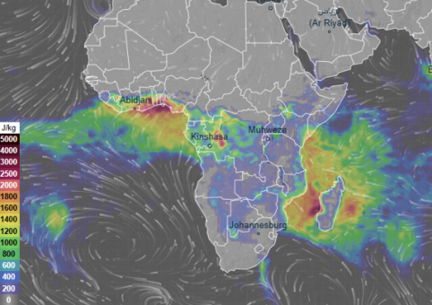 Widespread Thunderstorm & Heavy Rainfall Alert – Africa