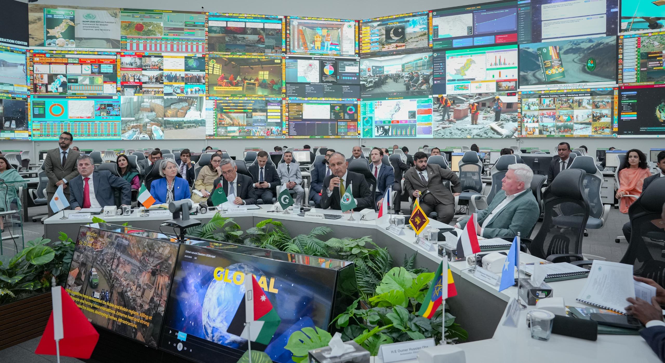 31-03-2026, Ambassadors from Friendly Countries Visit NEOC at NDMA Headquarters