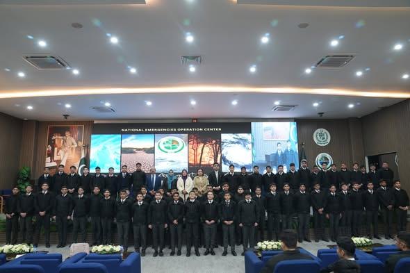 09-01-2026, Study Visit of Cadet college Hasanabdal to NEOC-NDMA