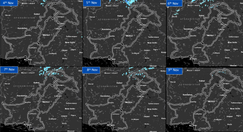 Weather Projection 4-9 Nov 2024