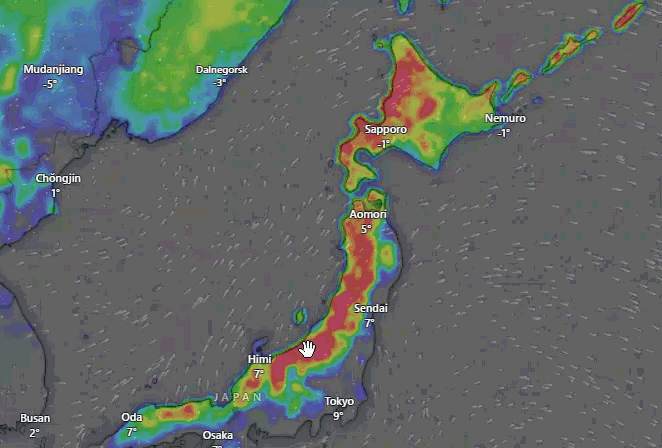 Snow Storm – Japan