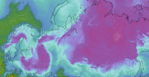 Severe Arctic Cold Wave Eastern Europe