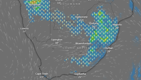 Severe Thunderstorm & Heavy Rain Eastern South Africa
