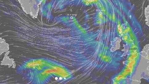 Storm Goretti Impacting Western Europe